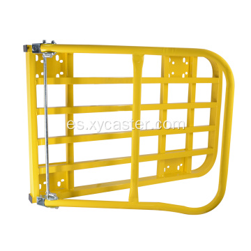 Plataforma amarilla Trolley con manija plegable